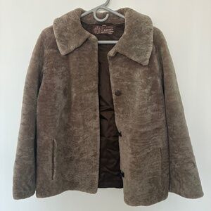 L. Johnson of Norway rare vintage Reindeer shearling jacket